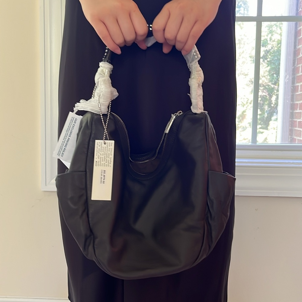 NWT Y2K Leather Hobo Bag